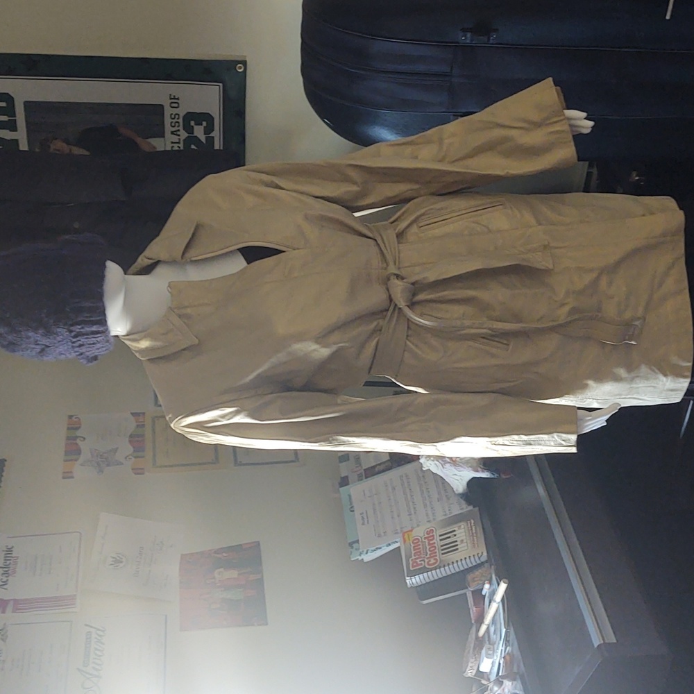 Gold vintage leather jacket